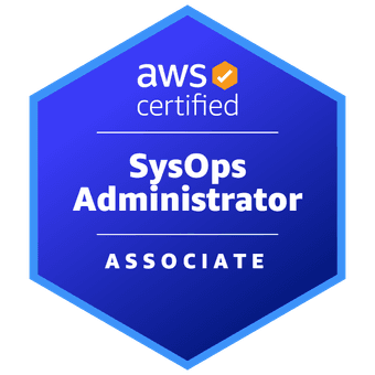AWS Certified SysOps Administrator Associate badge