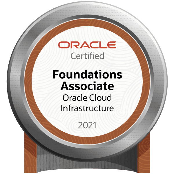 Oracle Cloud Infrastructure 2025 Foundations Associate badge